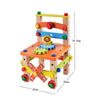 Top Christmas toys kids Wooden Work Chair Montessori Toy  - ToysStars