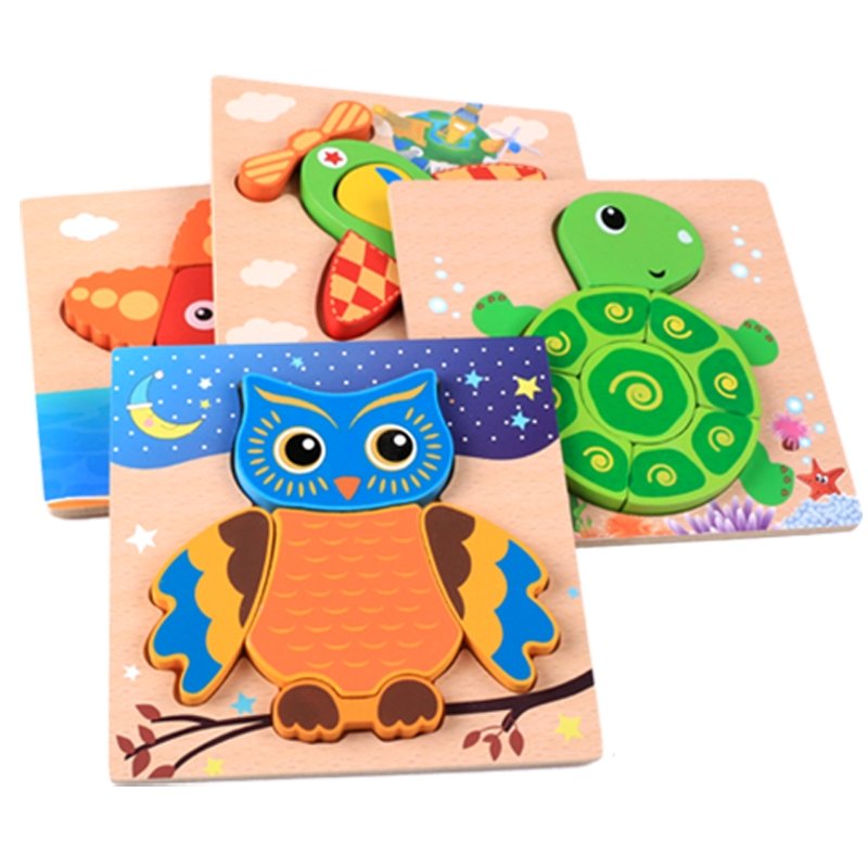 🔥Hot selling wooden animal puzzles educational toy for toddlers🧸 - ToysStars