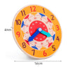 ⏰ Montessori Learning Wooden Clock Toy - ToysStars