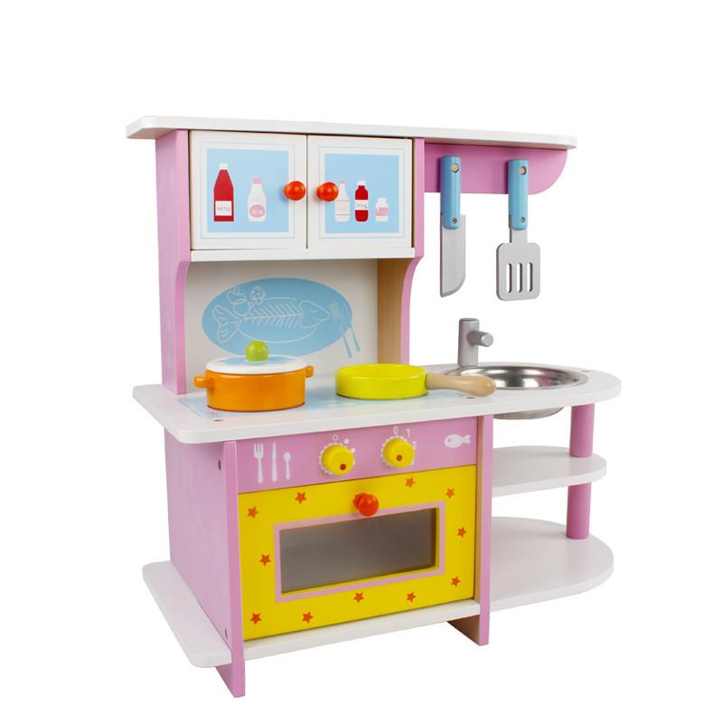 Prefect top Christmas toys kids wooden cooking simulation Kitchen educational toys kids - ToysStars