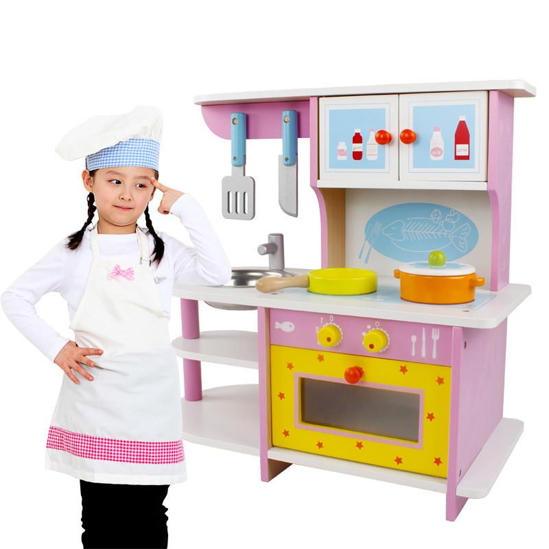 Prefect top Christmas toys kids wooden cooking simulation Kitchen educational toys kids - ToysStars